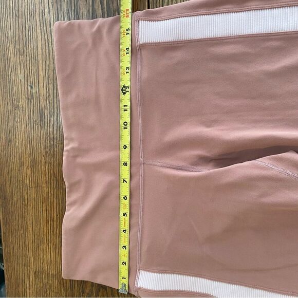 Athleta Elation Rib Trim 7/8 Tight‎ Legging Pink Women's 1X - Picture 5 of 10
